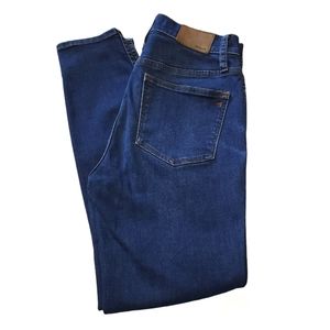 Madewell 10'' High-Rise Skinny Size 26P Dark Denim Excellent Condition